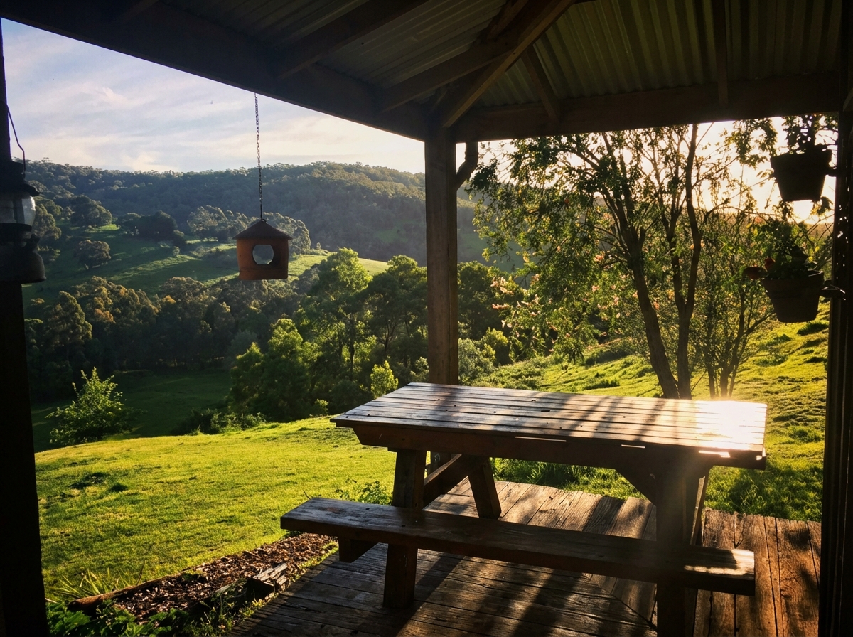 Morning at The Reset Retreat